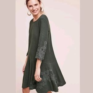 Anthropologie Tierra Drop Waist Dress